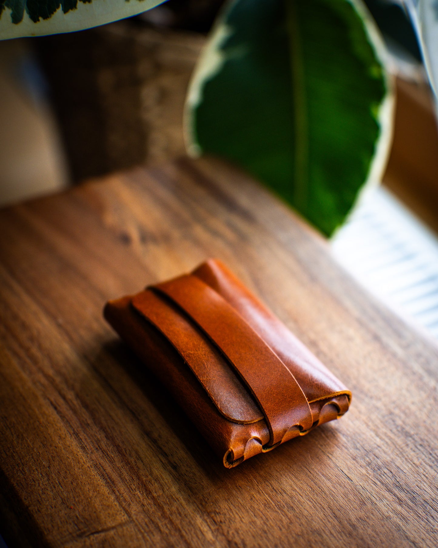 Glossy Colorful Leather Wallet