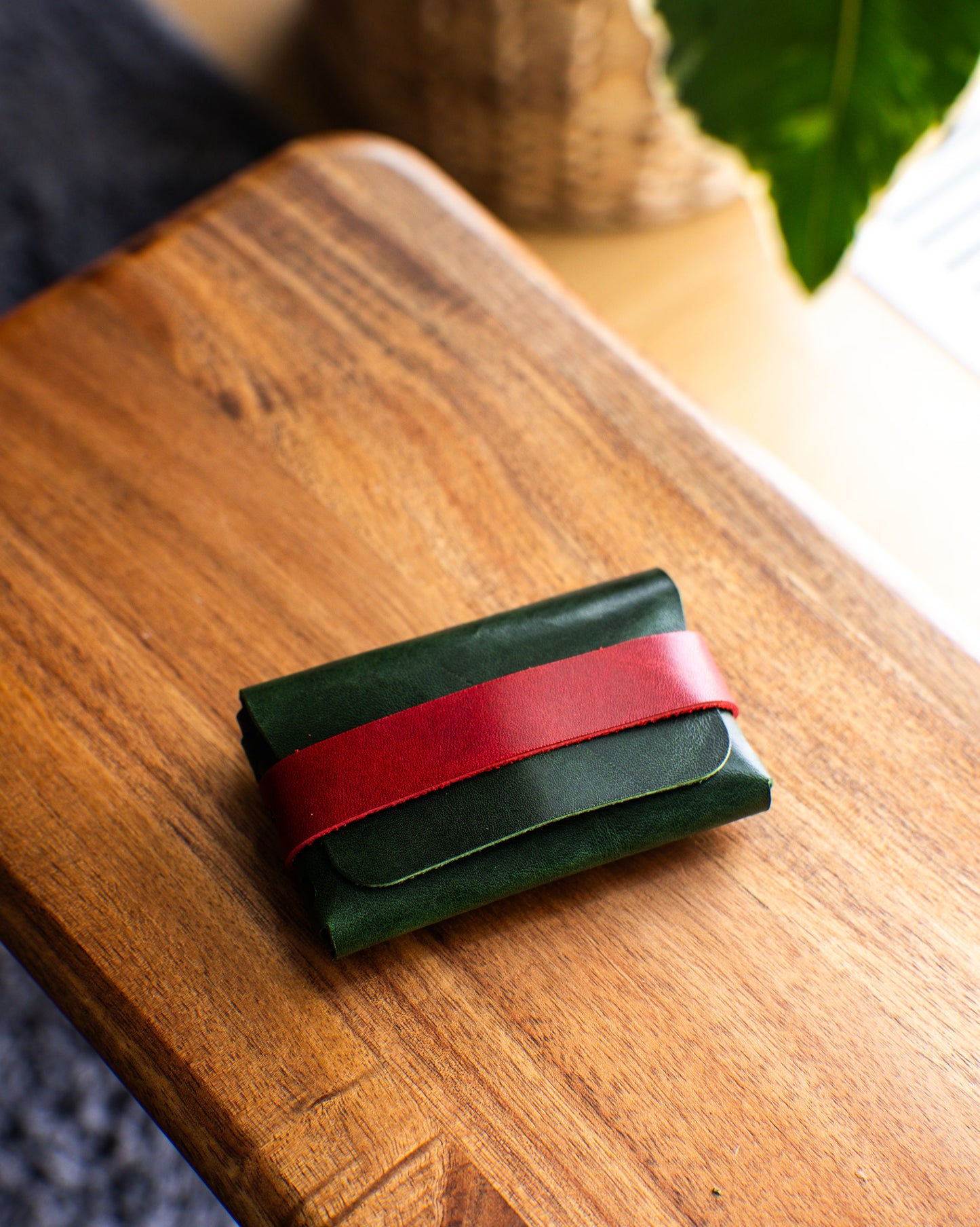 Glossy Colorful Leather Wallet