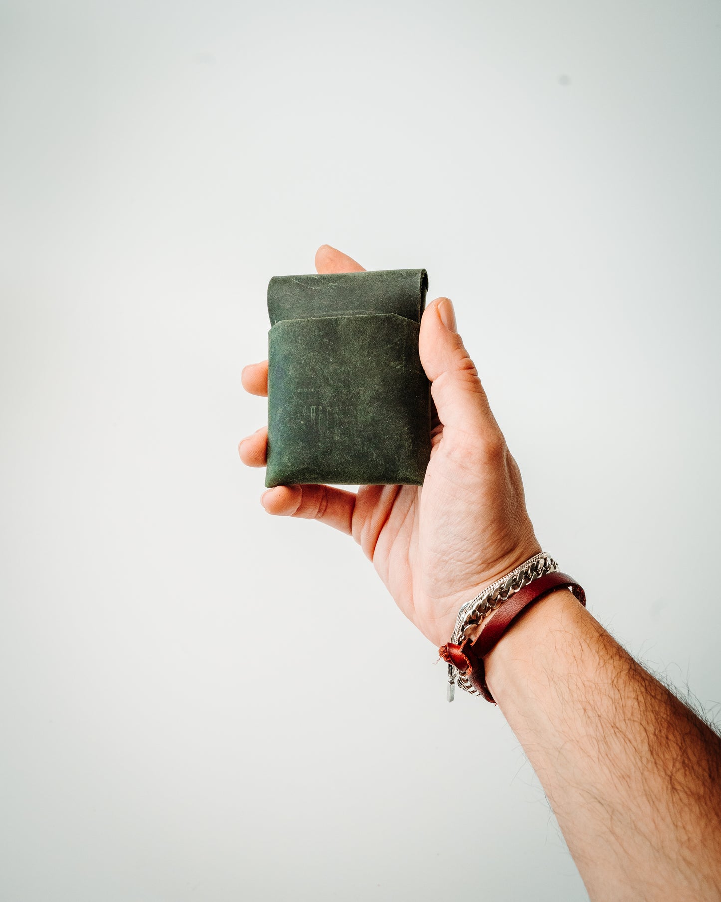 Compact Minimalist Leather Cash Wallet
