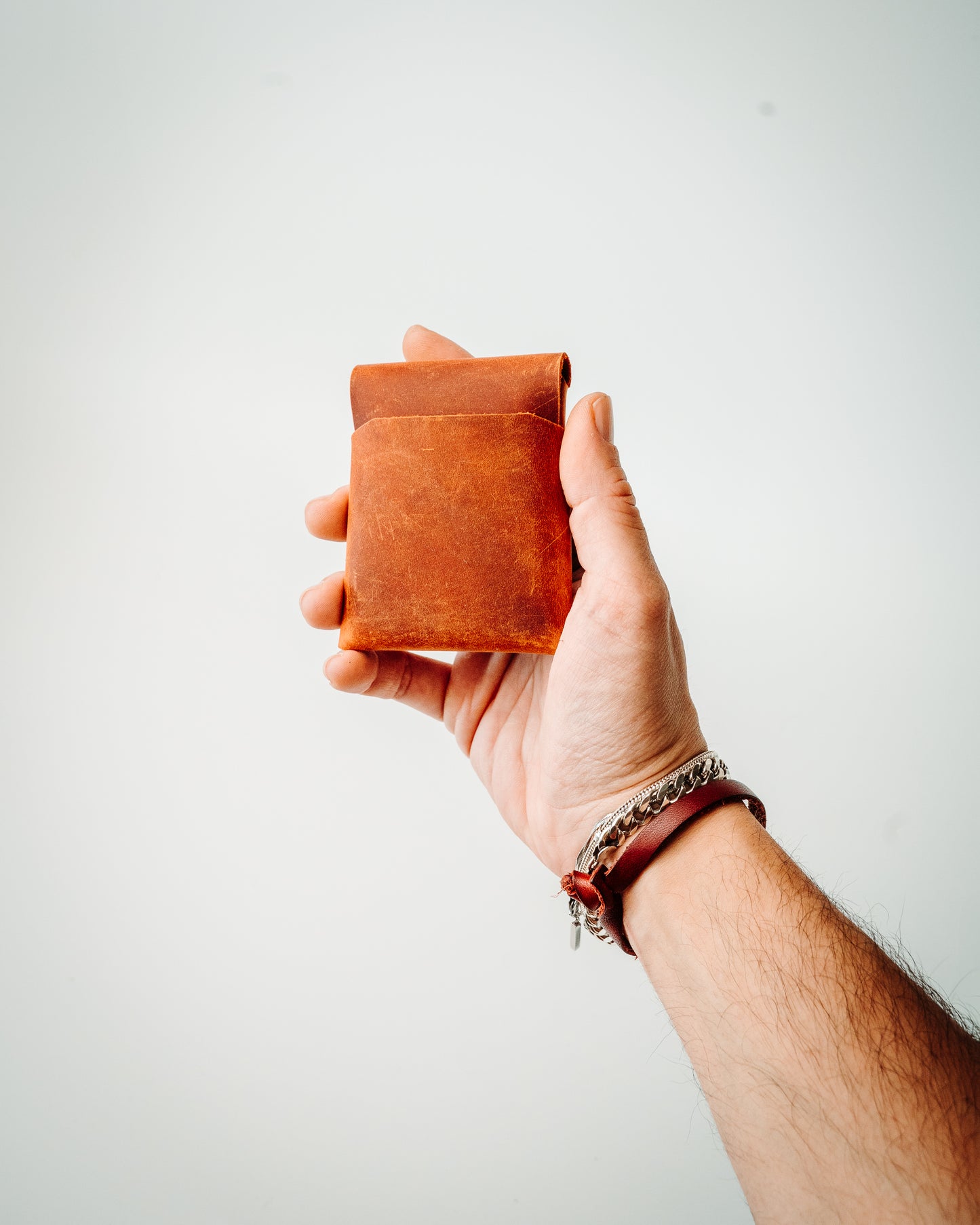 Compact Minimalist Leather Cash Wallet