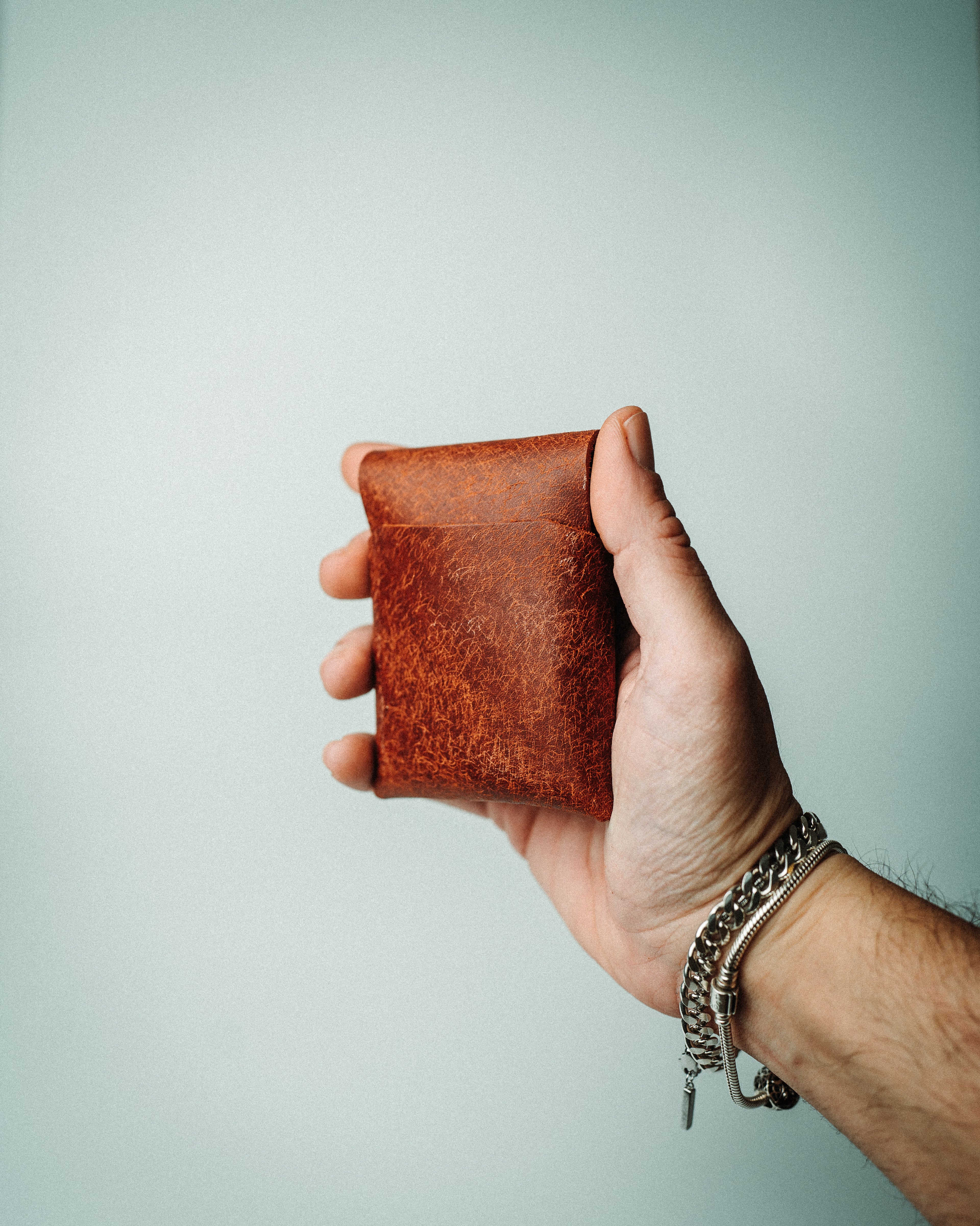 Pueblo EDC Leather Wallet – Handmade Minimalist Cash & Card Holder