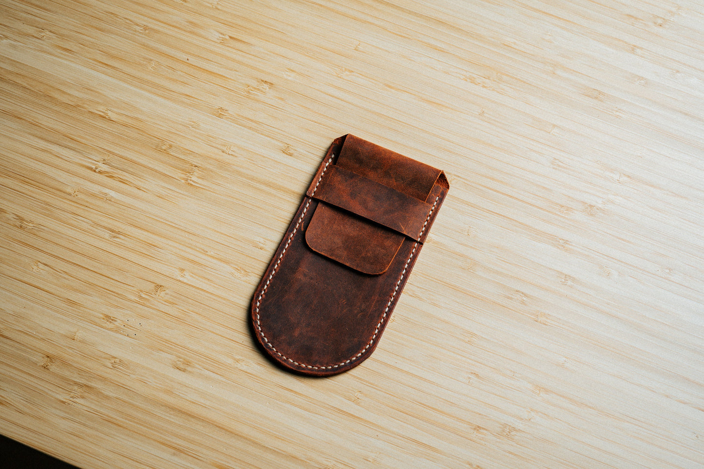 Handmade Leather Watch Travel Case