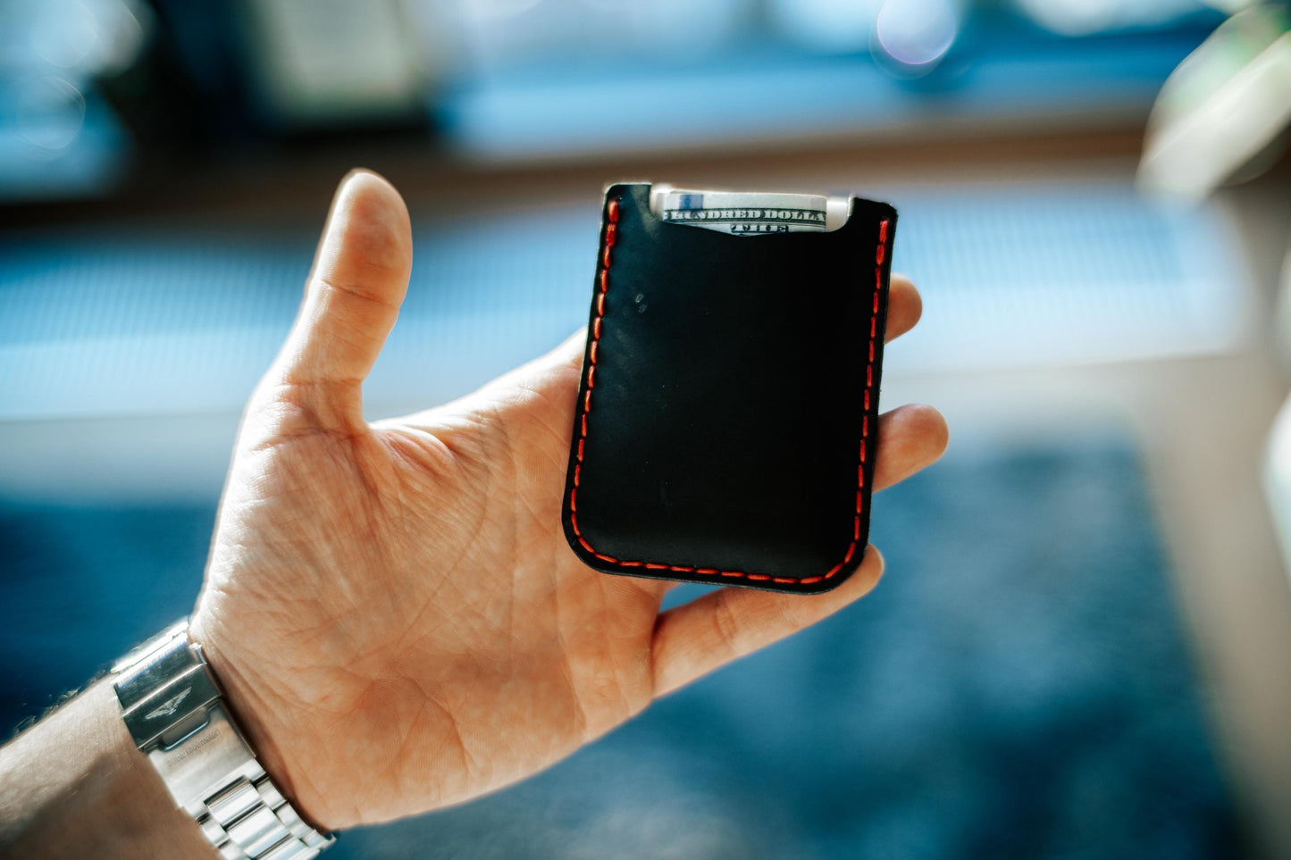 Leather card holder for Men