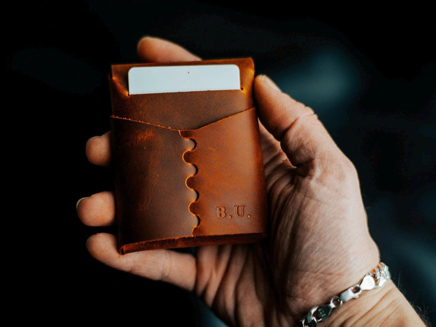 Compact Minimalist Leather Cash Wallet