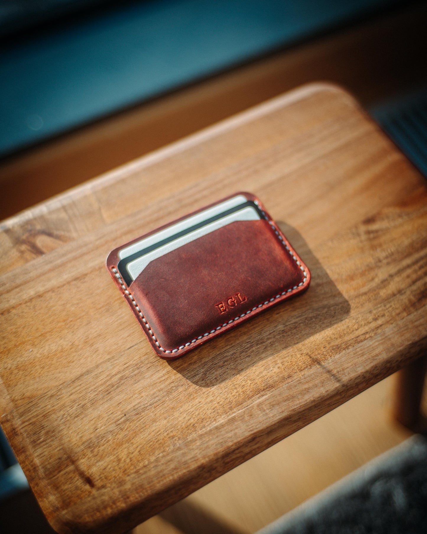 Fully Customizable Handmade Leather Card