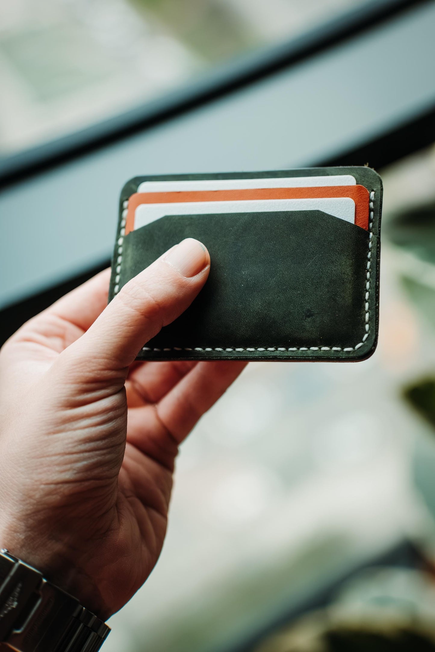Fully Customizable Handmade Leather Card
