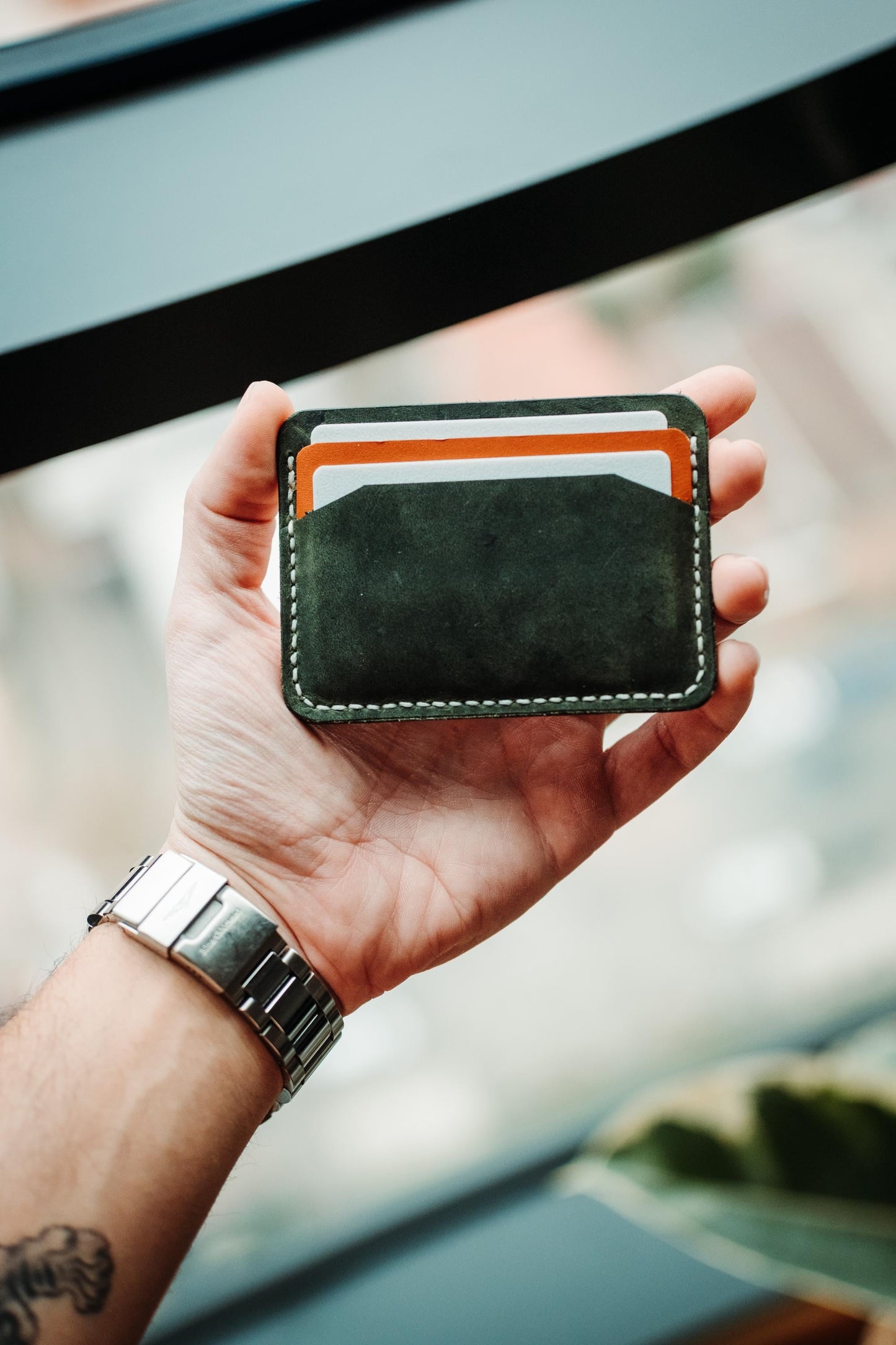 Fully Customizable Handmade Leather Card