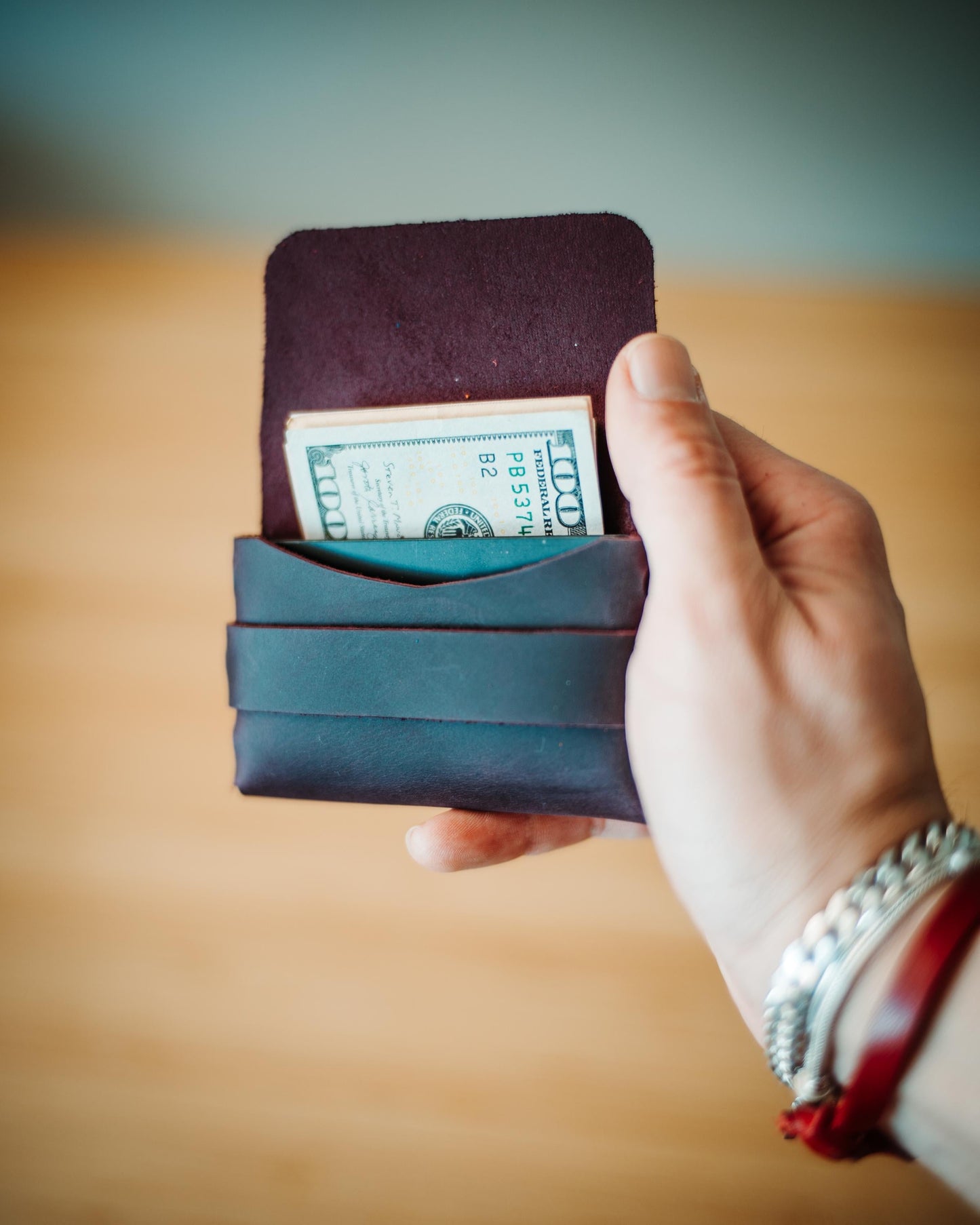 Beautiful Minimal Leather Wallet