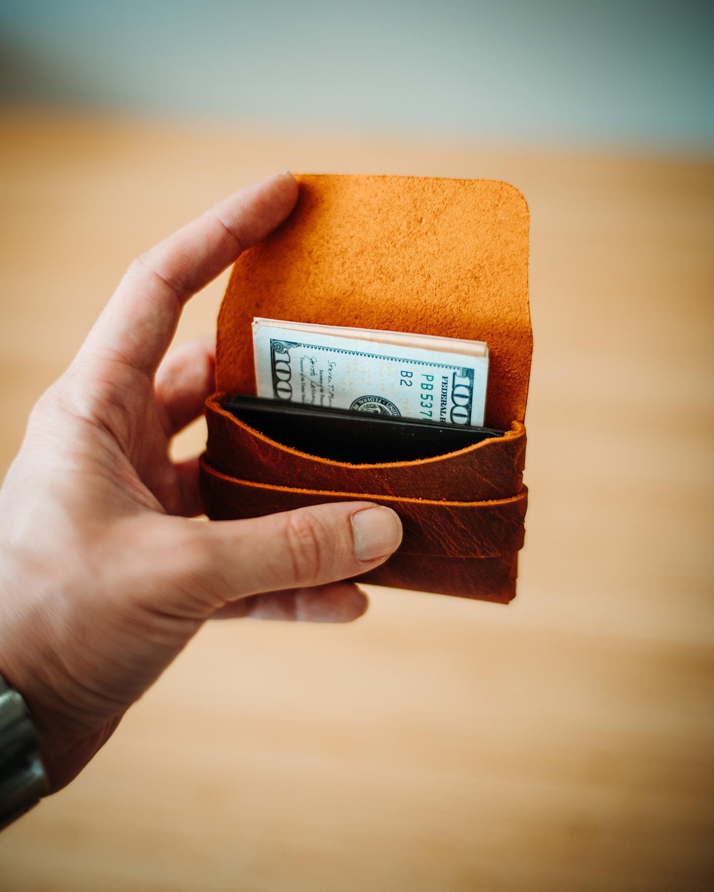 Beautiful Minimal Leather Wallet