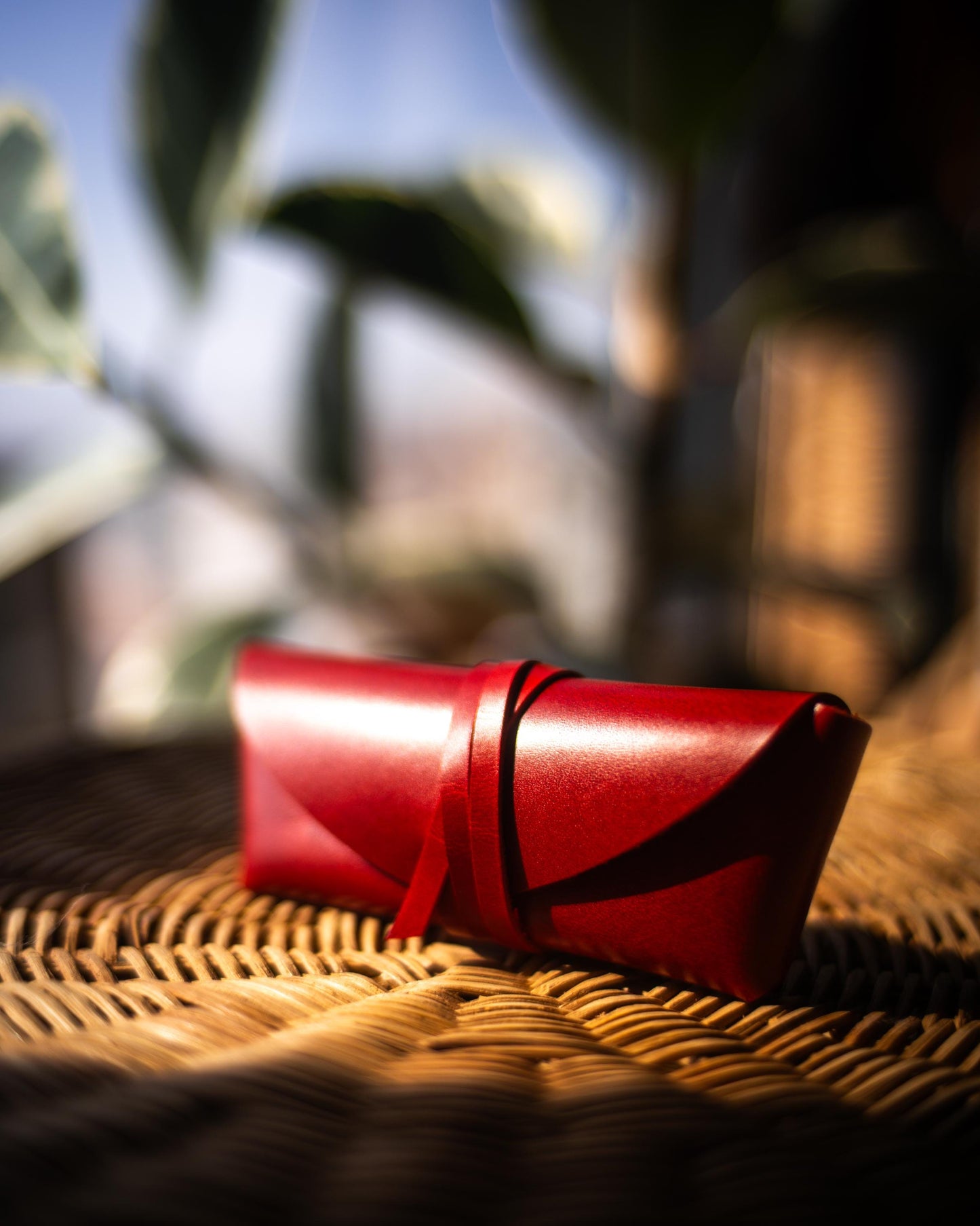 Leather Sunglasses Case