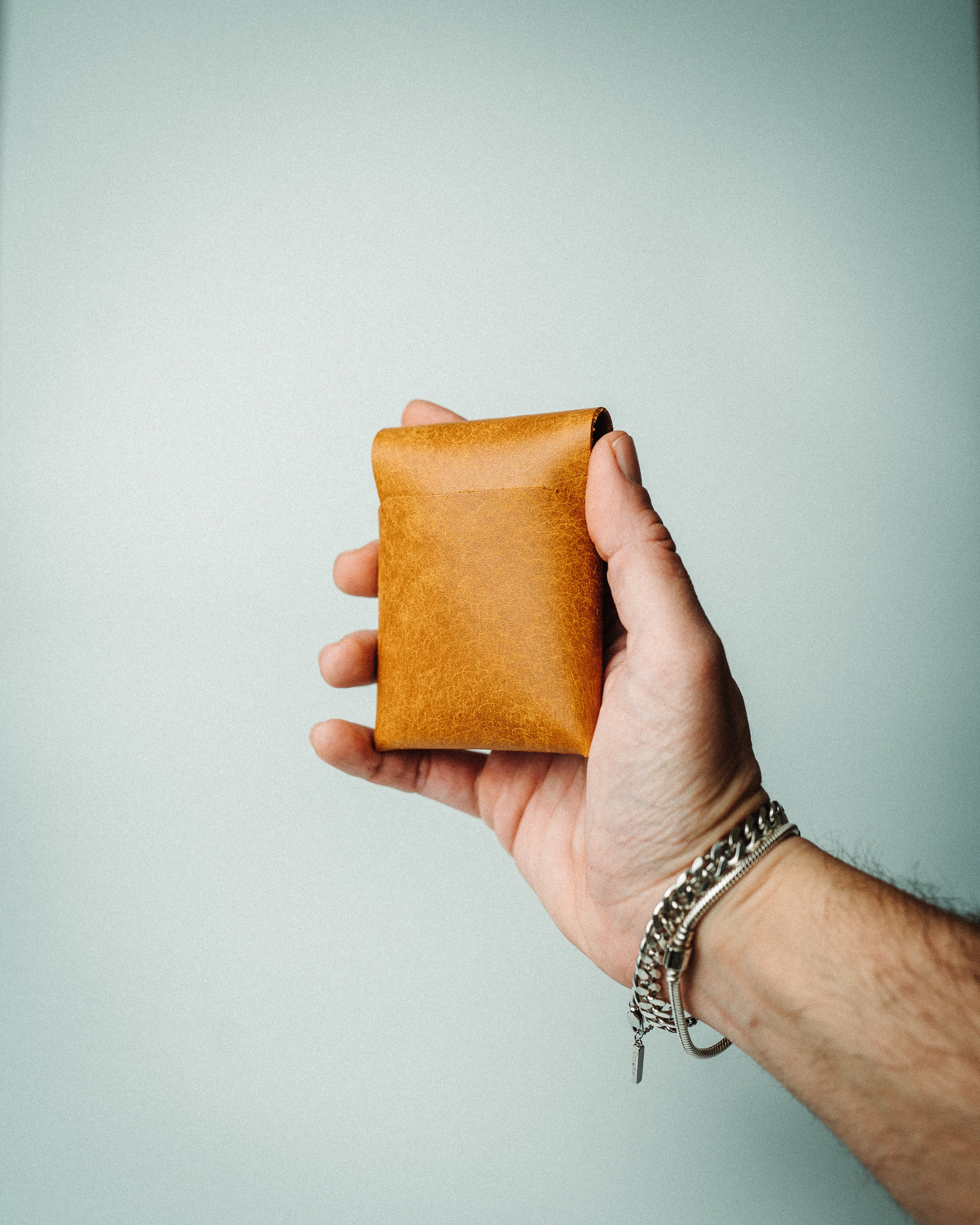 Pueblo EDC Leather Wallet – Handmade Minimalist Cash & Card Holder