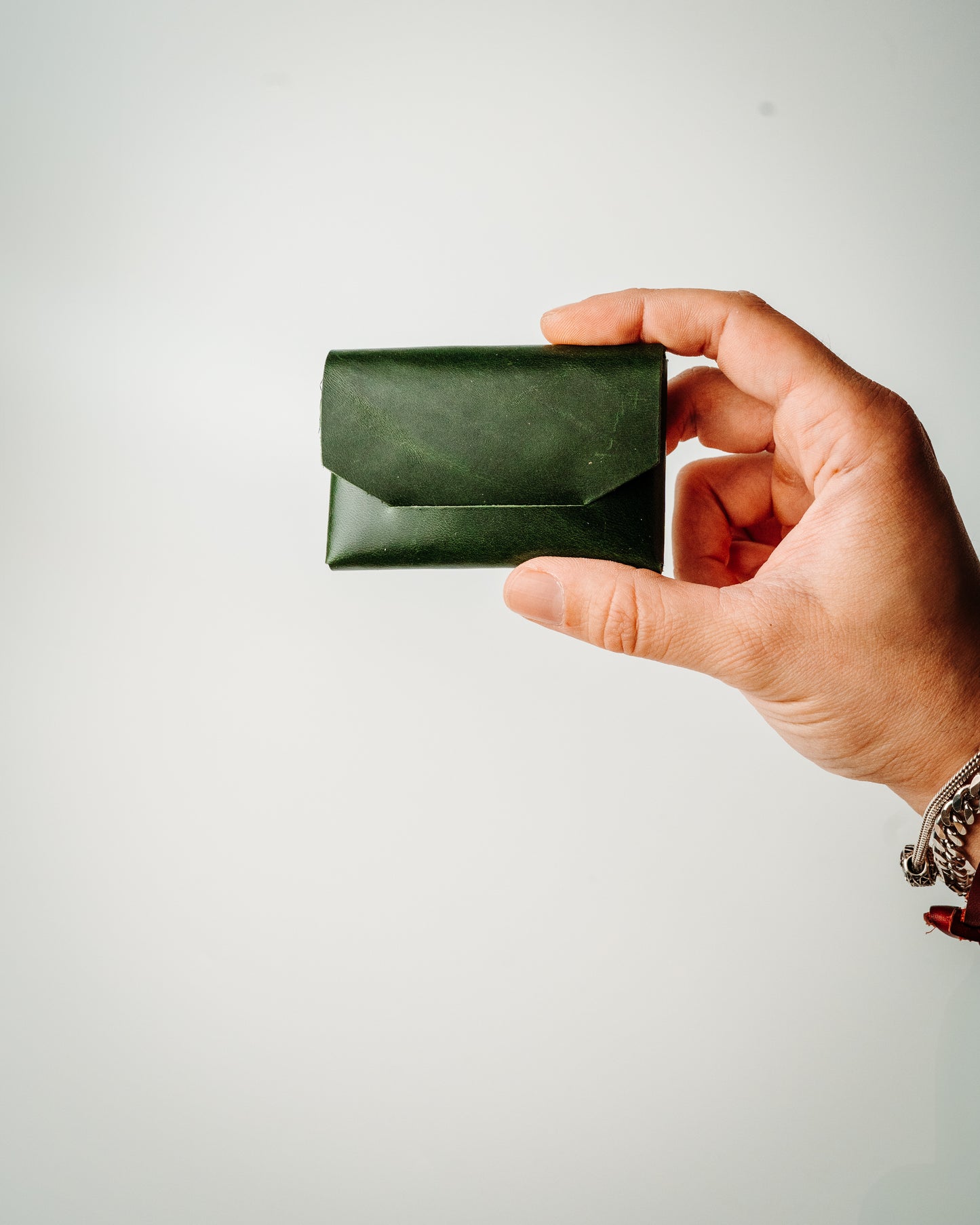 Glossy Slim Leather Card Holder