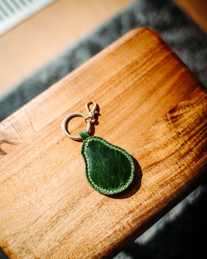Handmade Avocado Leather Charm