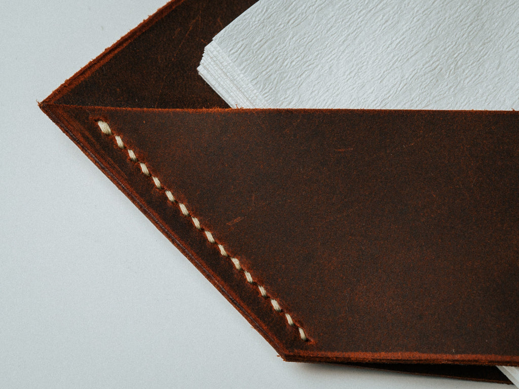 Leather Coffee Filter Holder: Wall-Mounted Pour Over Organizer