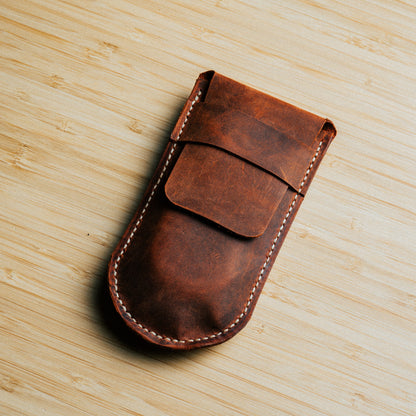 Handmade Leather Watch Travel Case