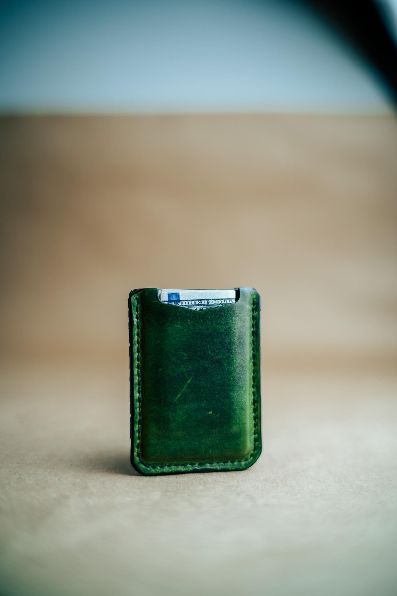 Handmade Zoro Leather Wallet – Katana-Inspired Minimalist Wallet