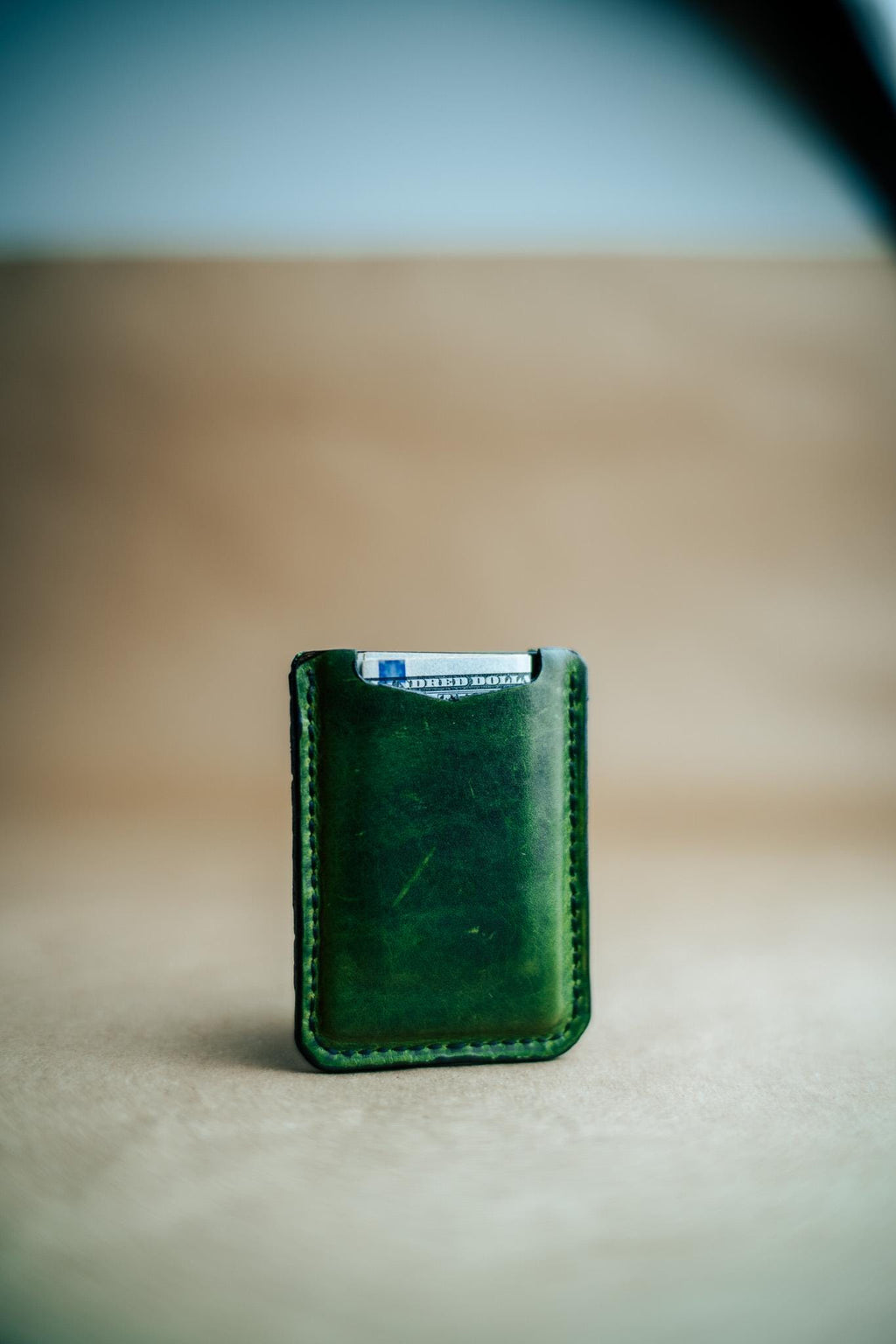 Handmade Zoro Leather Wallet – Katana-Inspired Minimalist Wallet, Anime Gift