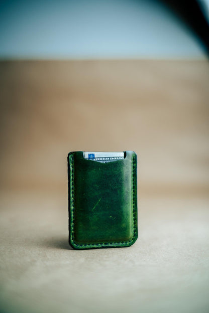 Handmade Zoro Leather Wallet – Katana-Inspired Minimalist Wallet, Anime Gift