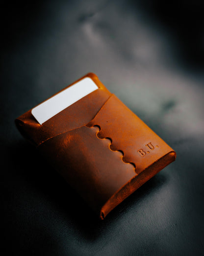 Compact Minimalist Leather Cash Wallet