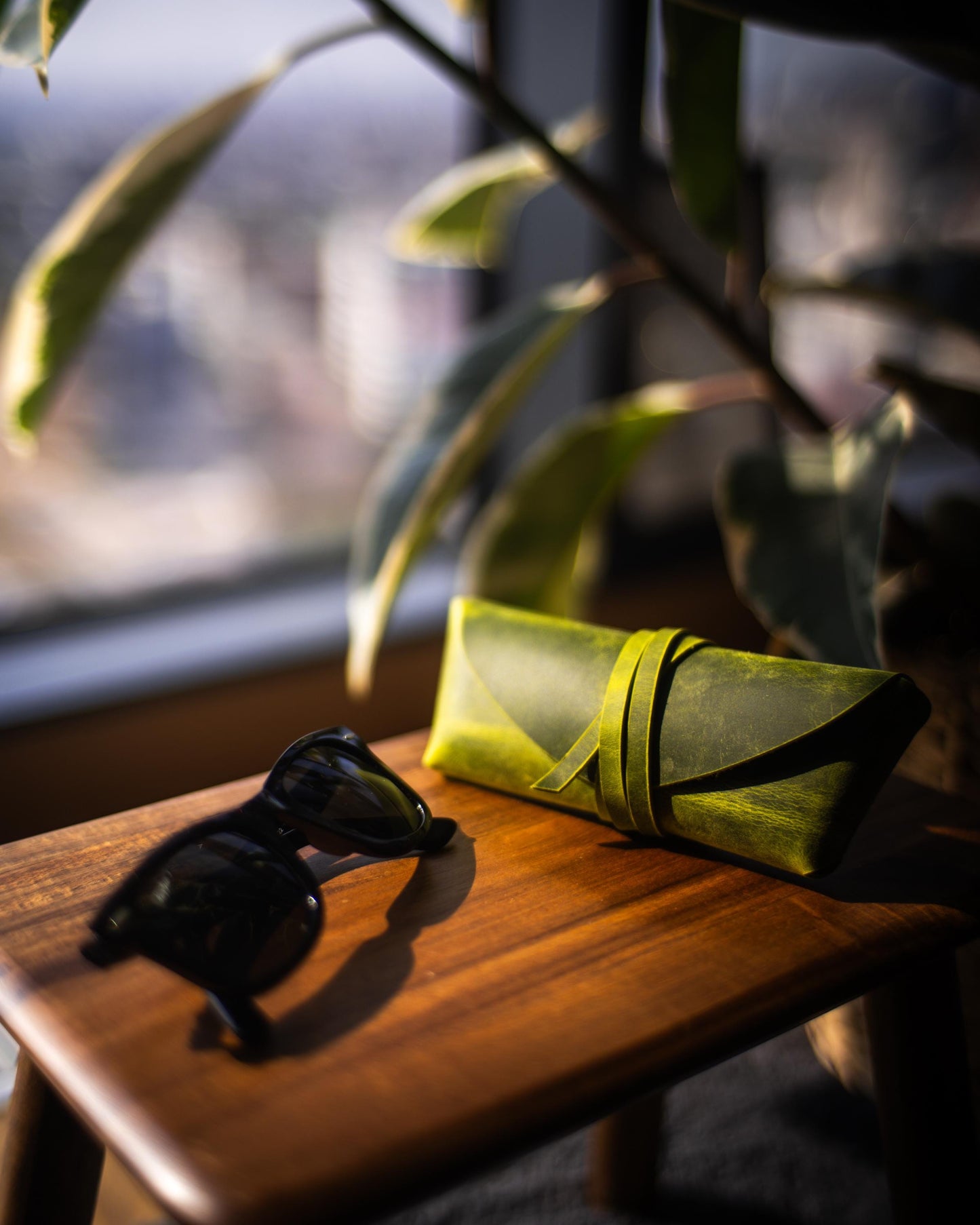 Handmade Leather Sunglasses Case