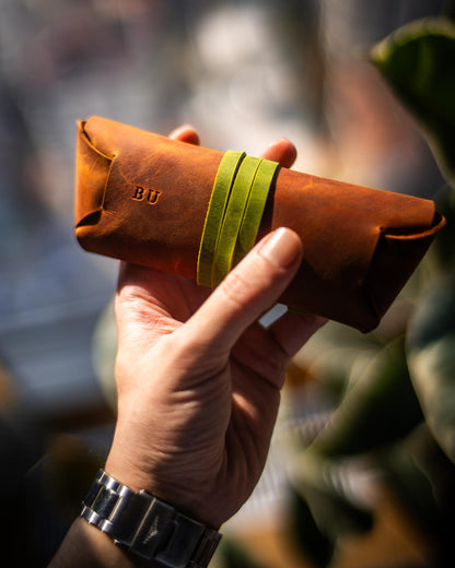 Handmade Leather Sunglasses Case