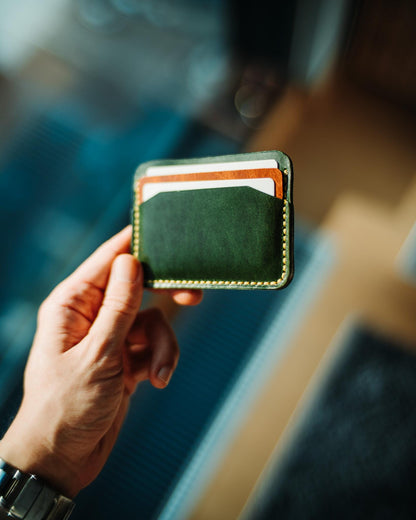 Fully Customizable Leather Card Holder – Handmade Wallet for Men & Women