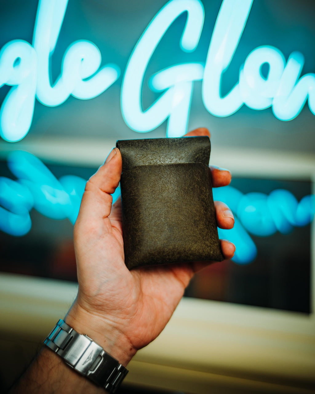 Pueblo EDC Leather Wallet – Handmade Minimalist Cash & Card Holder
