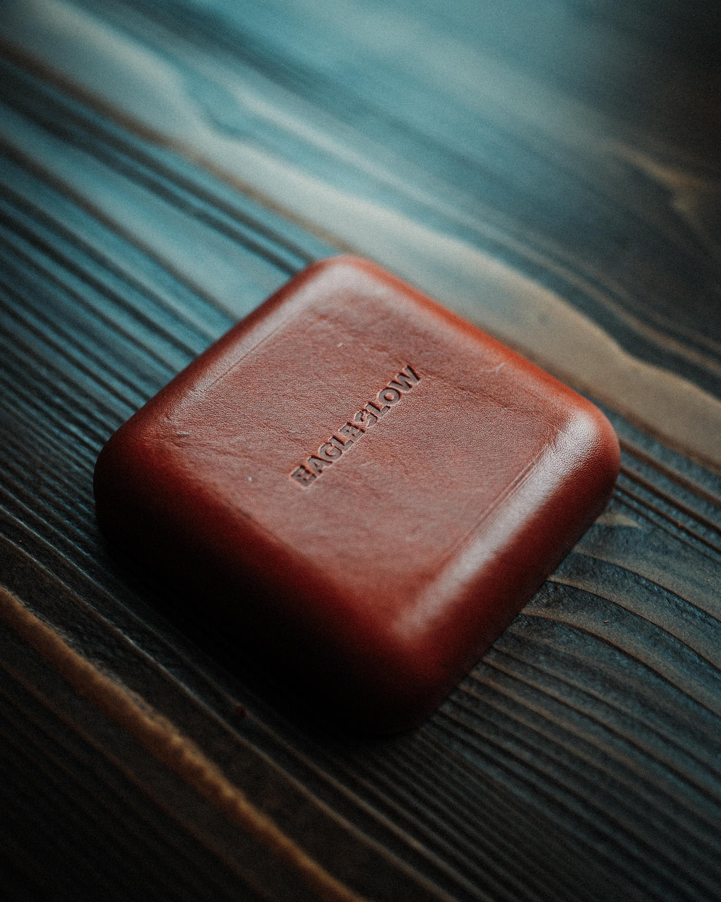 Handmade Leather Catchall Tray, Minimal Valet Tray, Desk Organizer Gift