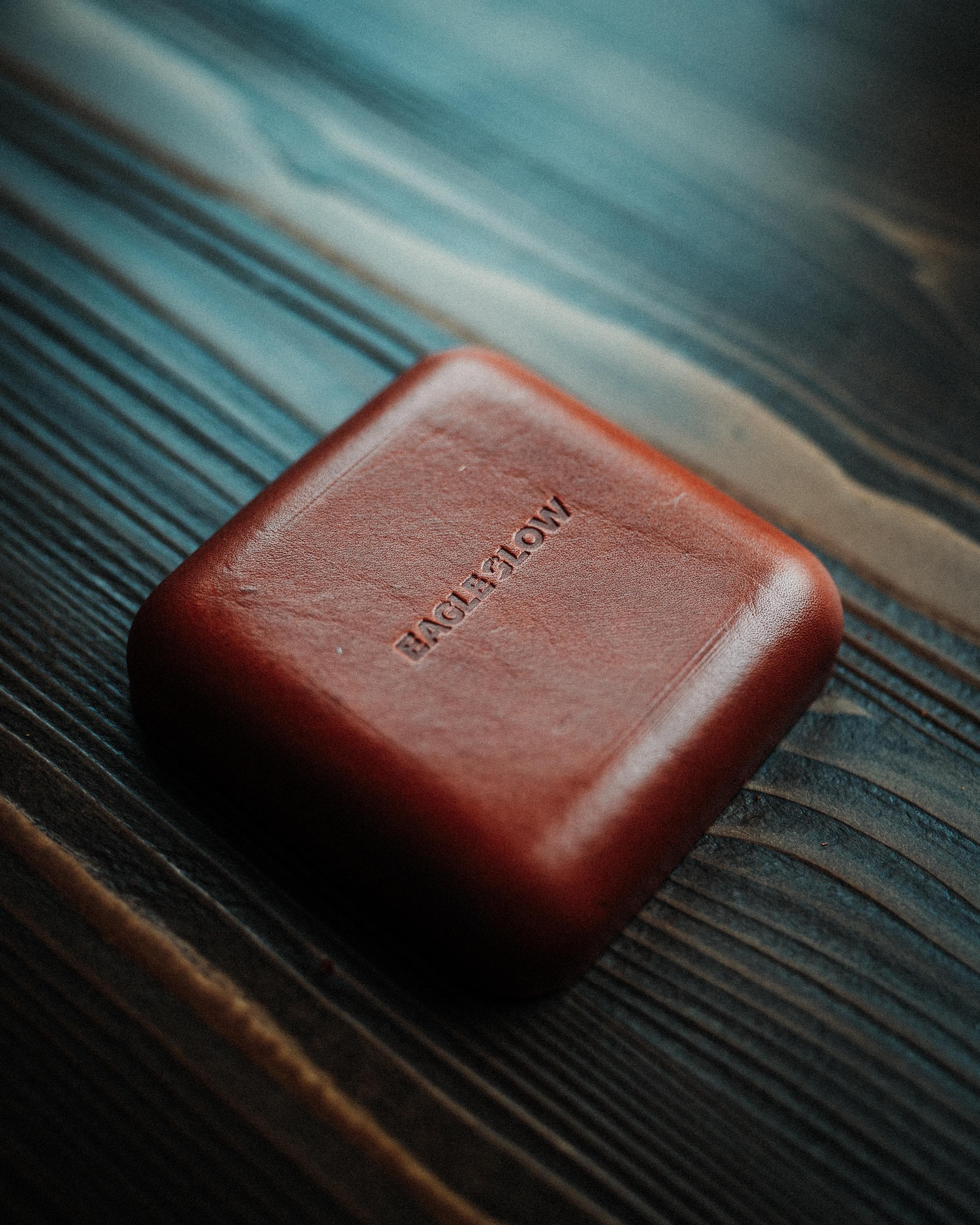 Handmade Leather Catchall Tray, Minimal Valet Tray, Desk Organizer Gift