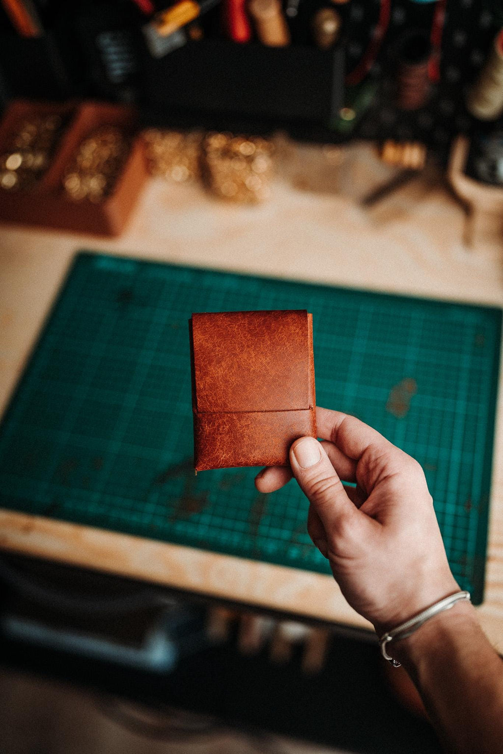 Pueblo Leather XL Wallet, Handmade Slim Card Holder, Minimalist Wallet Gift