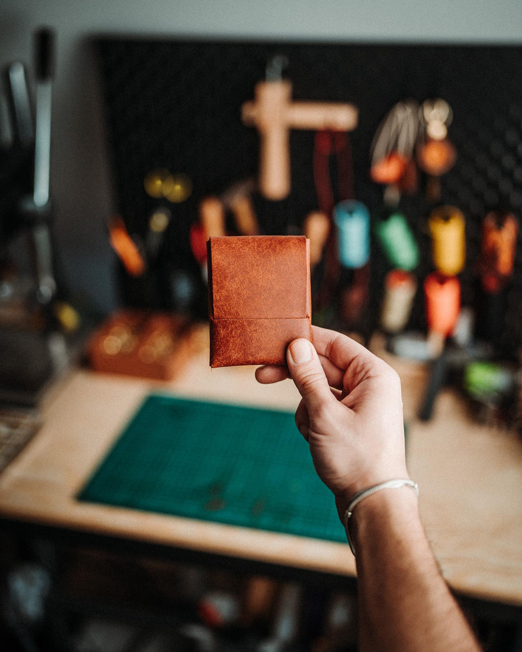 Pueblo Leather XL Wallet, Handmade Slim Card Holder, Minimalist Wallet Gift