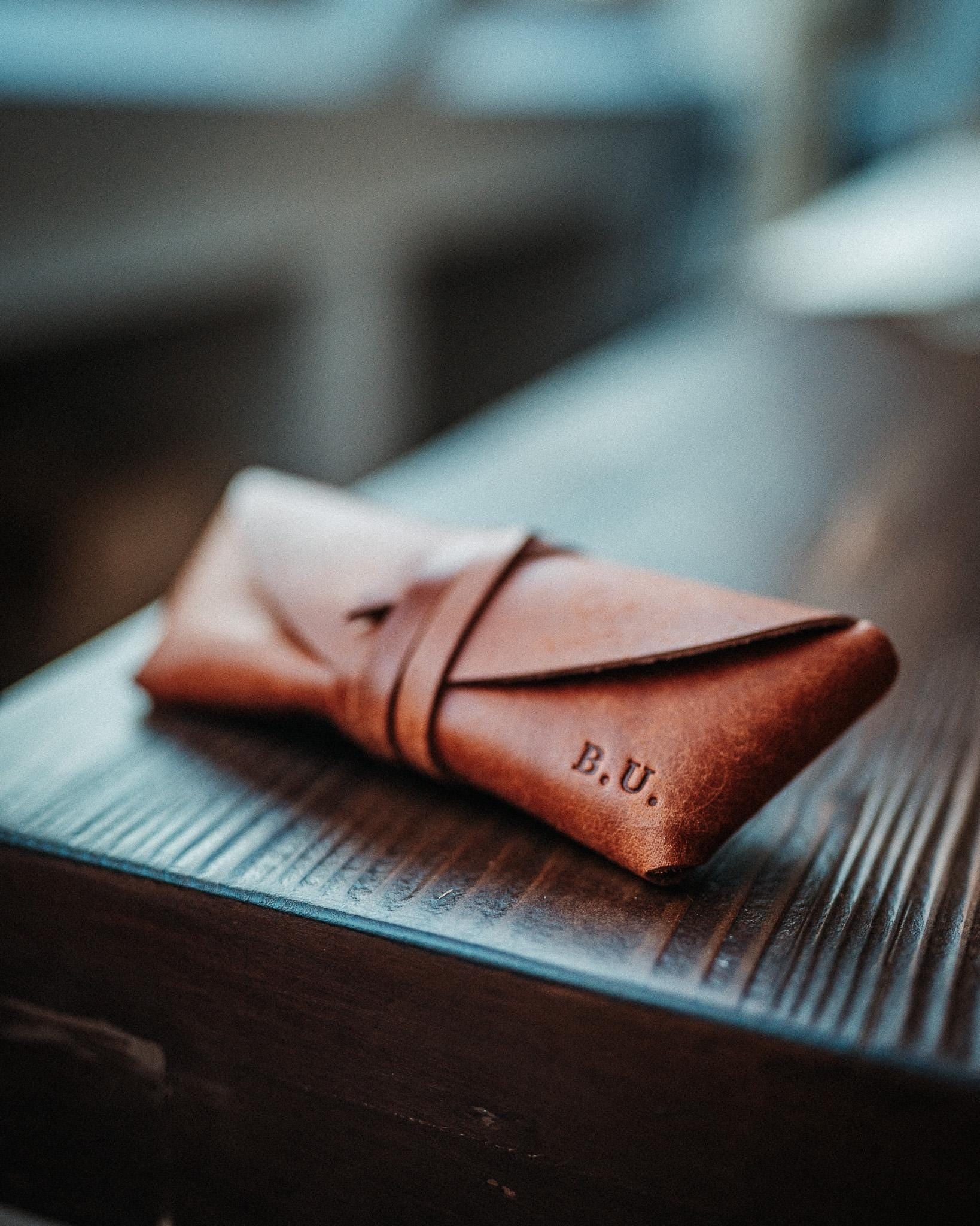 Pueblo Leather Sunglasses Case