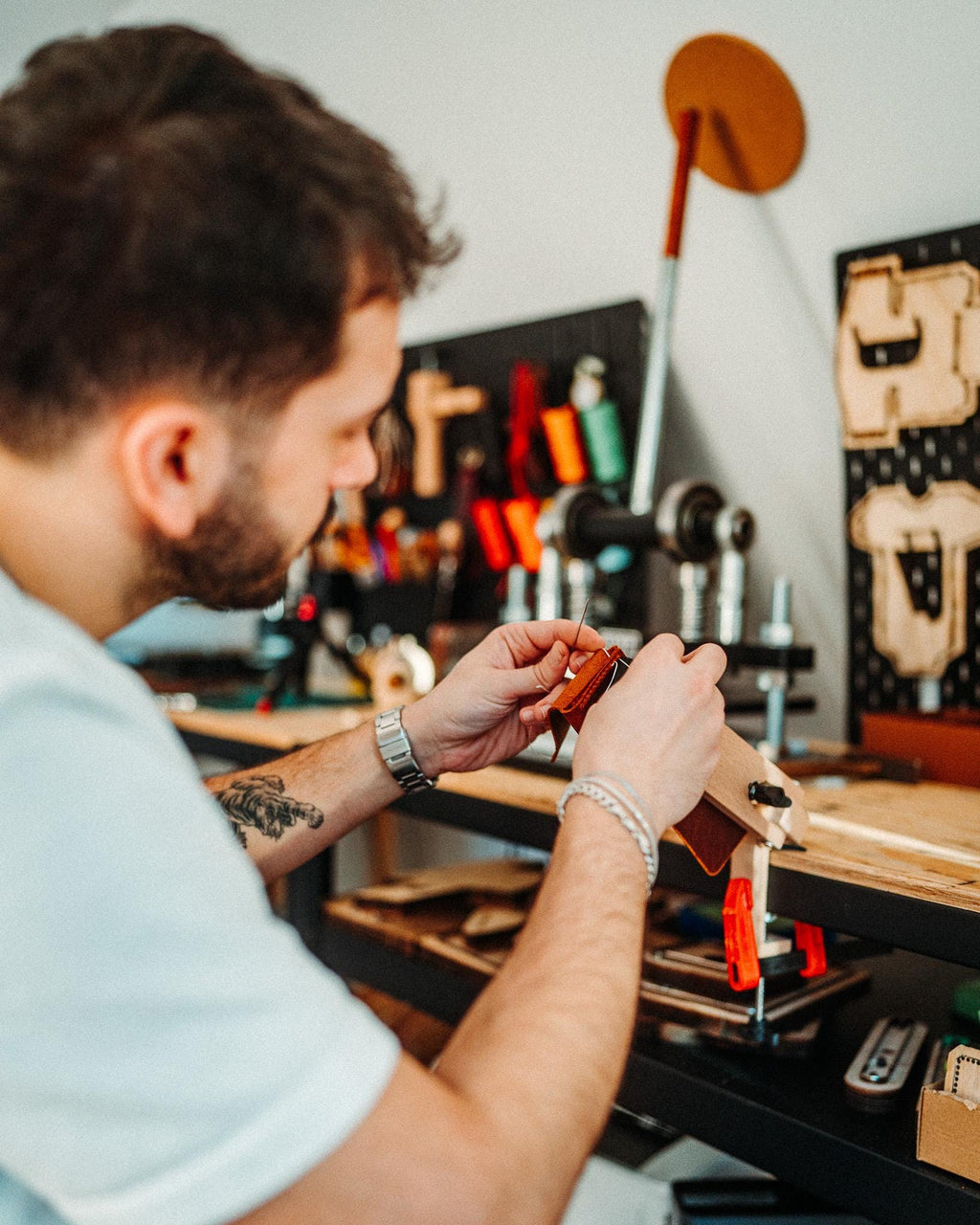 World’s Most Minimalist Cash Wallet - Black Pueblo Ghost Edition