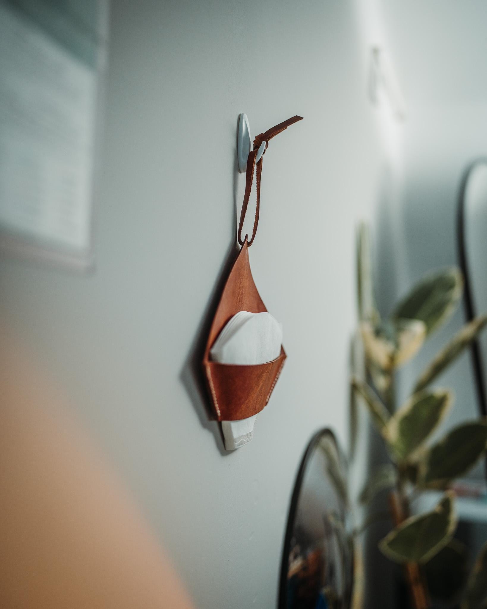 Handmade Leather Filter Holder – Full Grain Pueblo Leather