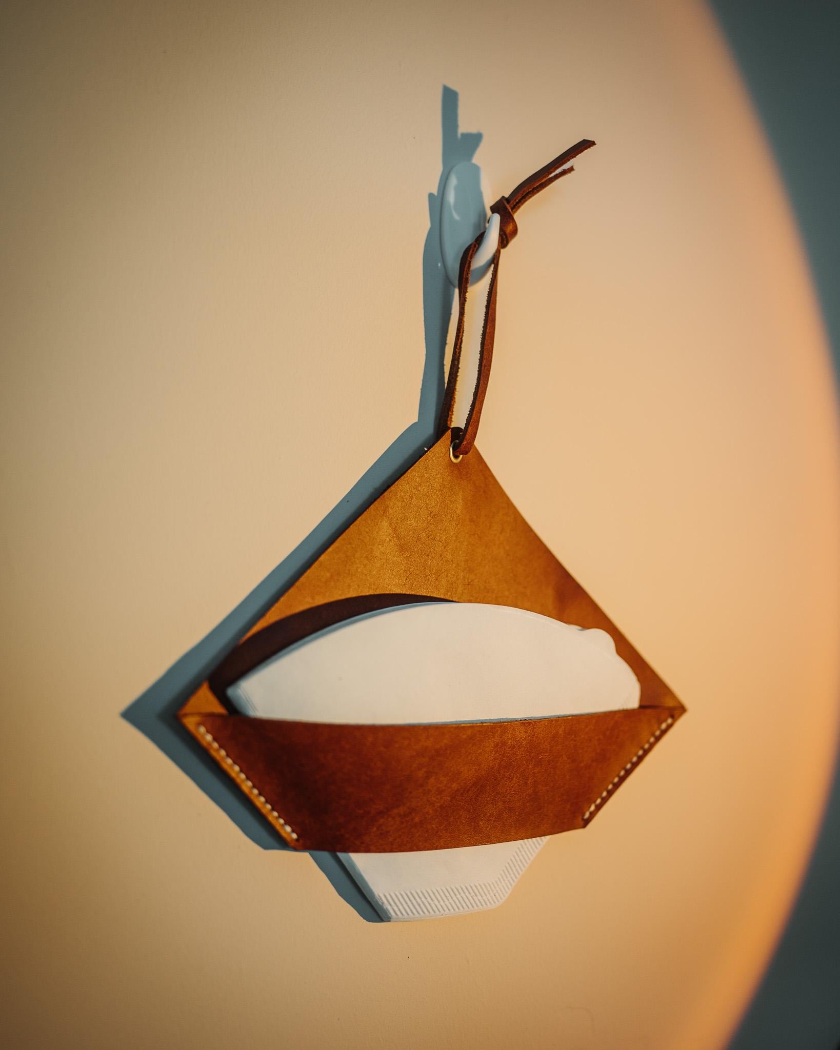 Handmade Leather Filter Holder – Full Grain Pueblo Leather