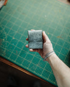 World’s Most Minimalist Cash Wallet - Black Pueblo Ghost Edition