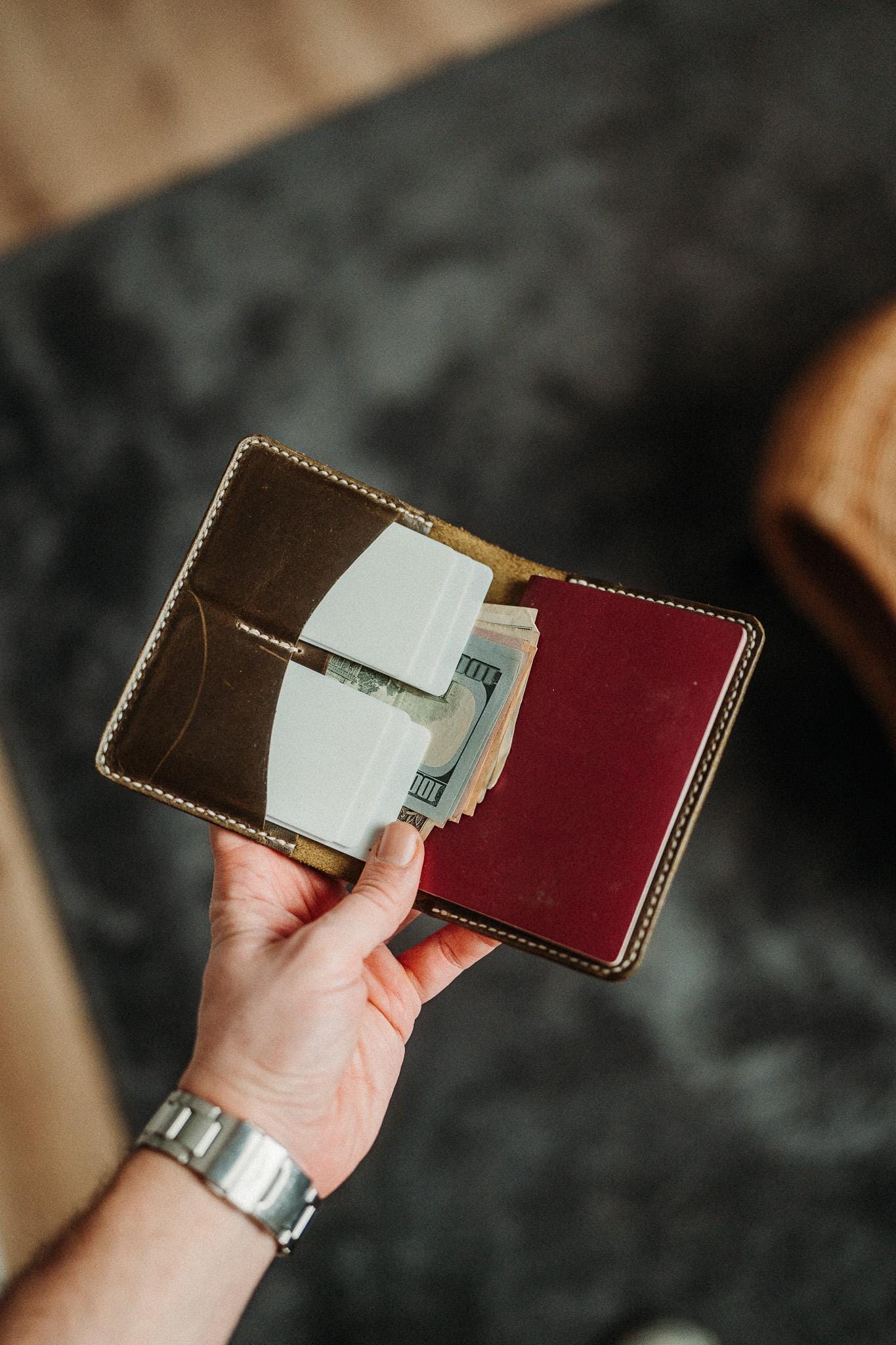 The Prestige Passport - Handmade Travel Wallet
