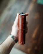 Handmade Pueblo Leather Notebook Cover – Triple Capacity & Pen Loop