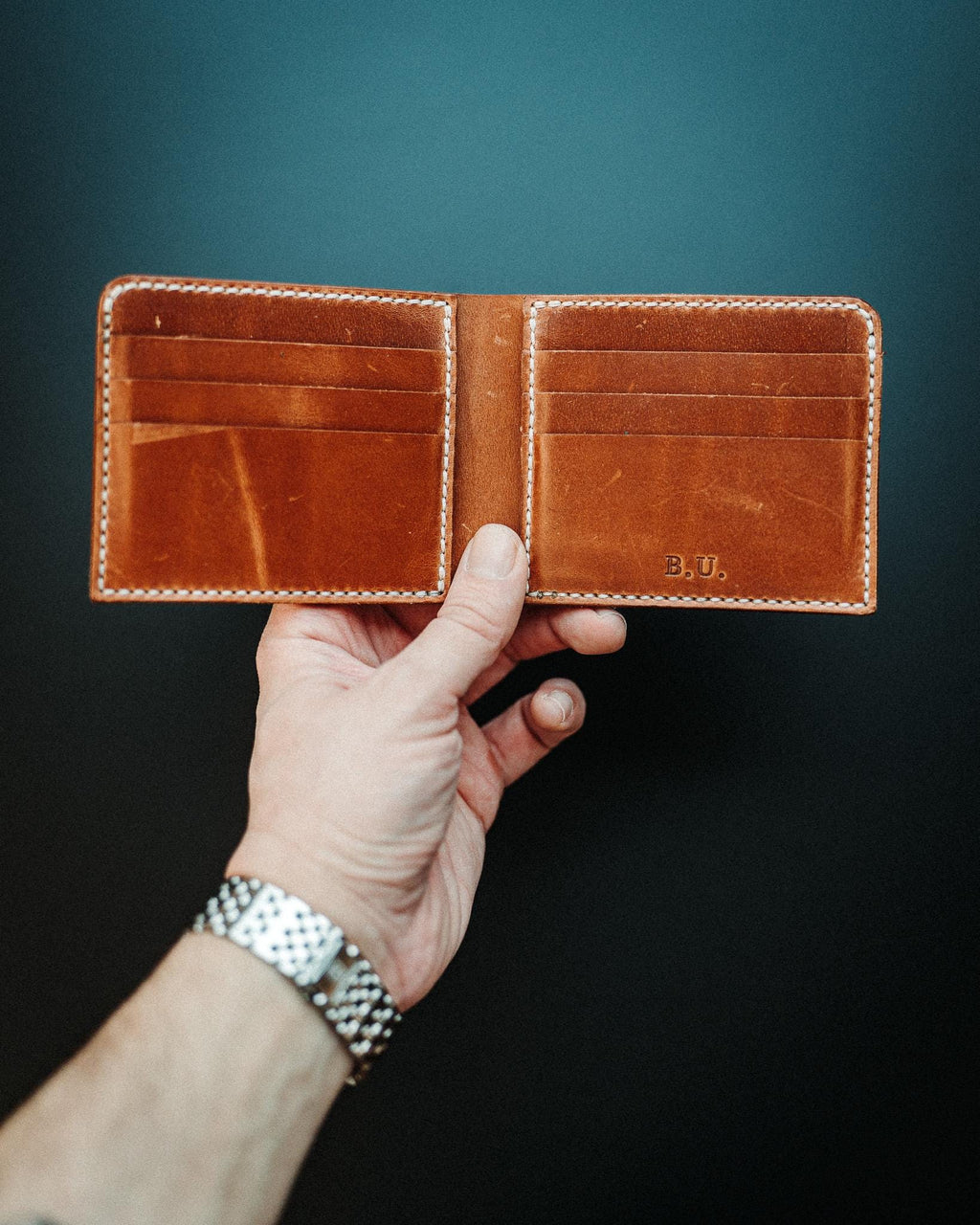 The Ultimate Pueblo Leather Bifold, Personalizable Handmade Full Grain Leather Wallet
