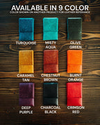 The Ultimate Pueblo Leather Bifold, Personalizable Handmade Full Grain Leather Wallet