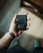 Full Grain Crocodile Leather, World's Most Minimalist Wallet Special Edition