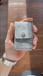 The Reeve Snap - Minimalist Ghost Pueblo Black Wallet