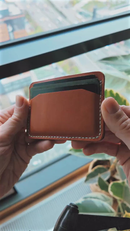 Fully Customizable Leather Card Holder – Handmade Wallet for Men & Women