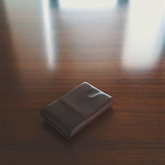 World’s Most Minimalist Leather Wallet – Slim Handmade Card Holder for Men & Women