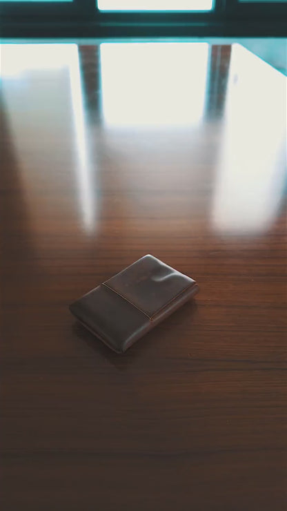 World’s Most Minimalist Leather Wallet – Slim Handmade Card Holder for Men & Women