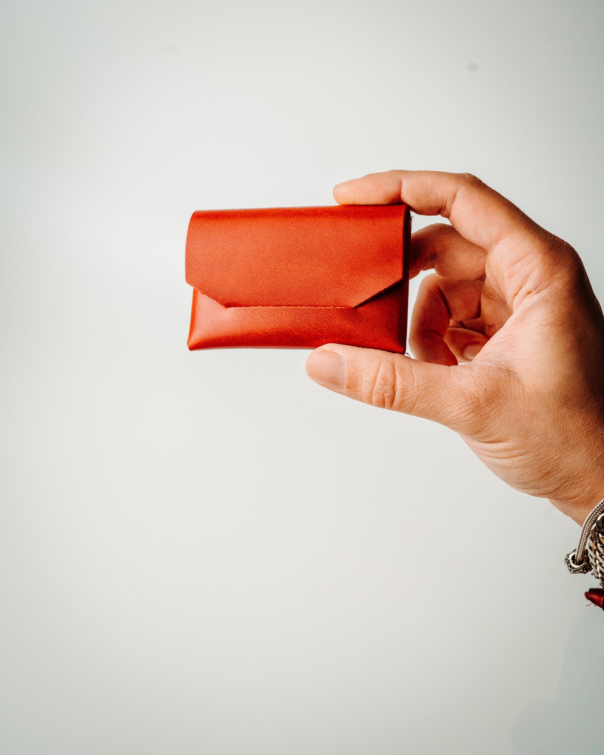 Red version of this glossy wallet
