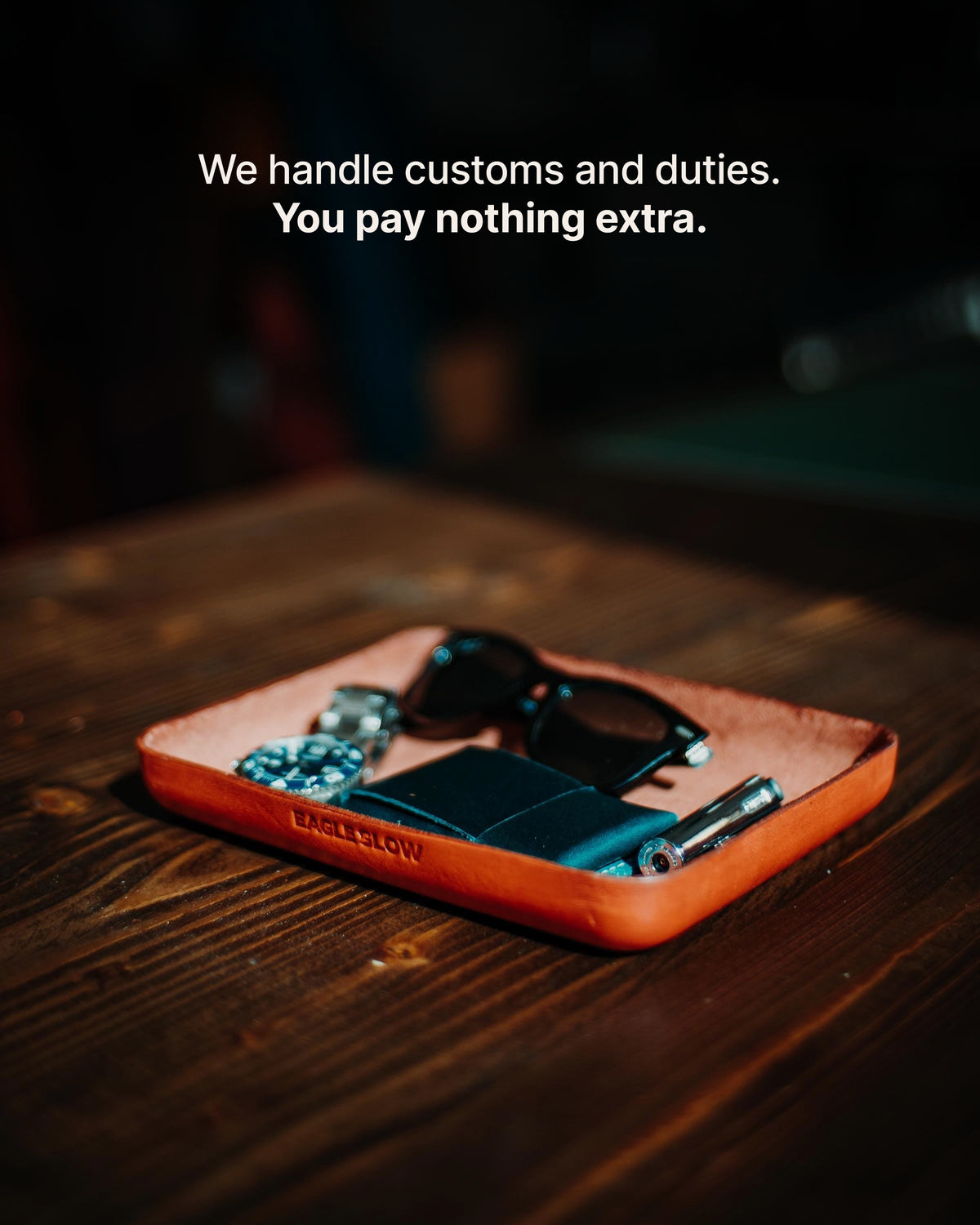The Cast Tray XL - We handle customs and duties. You pay nothing extra.