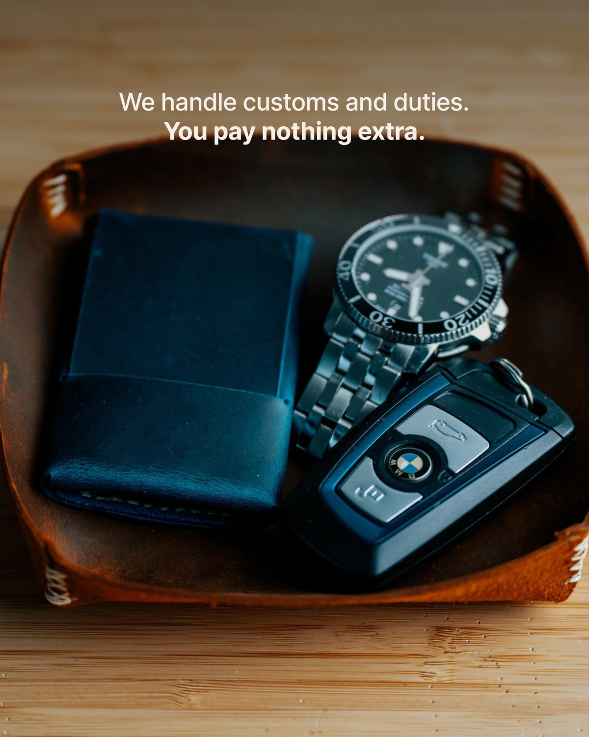 The Desk Organizer - We handle customs and duties. You pay nothing extra.