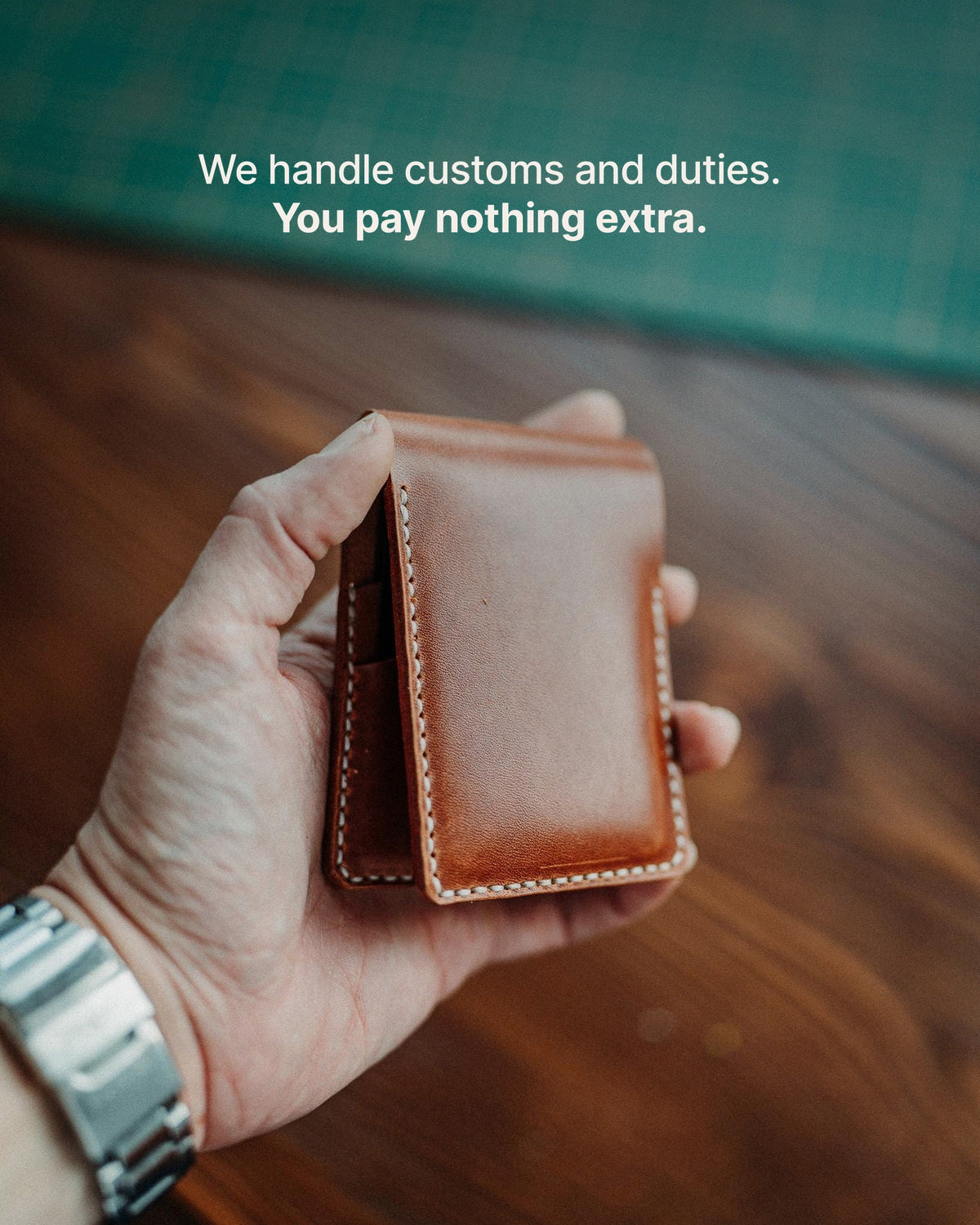 The Heritage Fold - We handle customs and duties. You pay nothing extra.