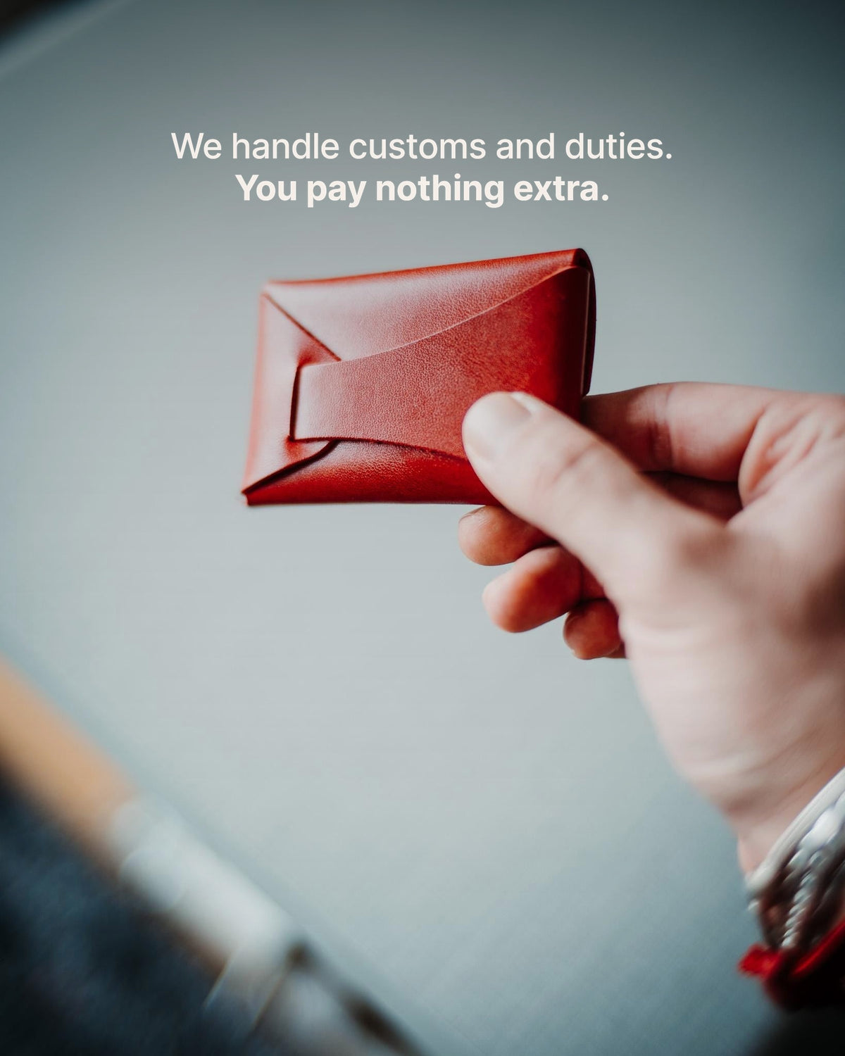 The Origin | Glossy Edition - We handle customs and duties. You pay nothing extra.